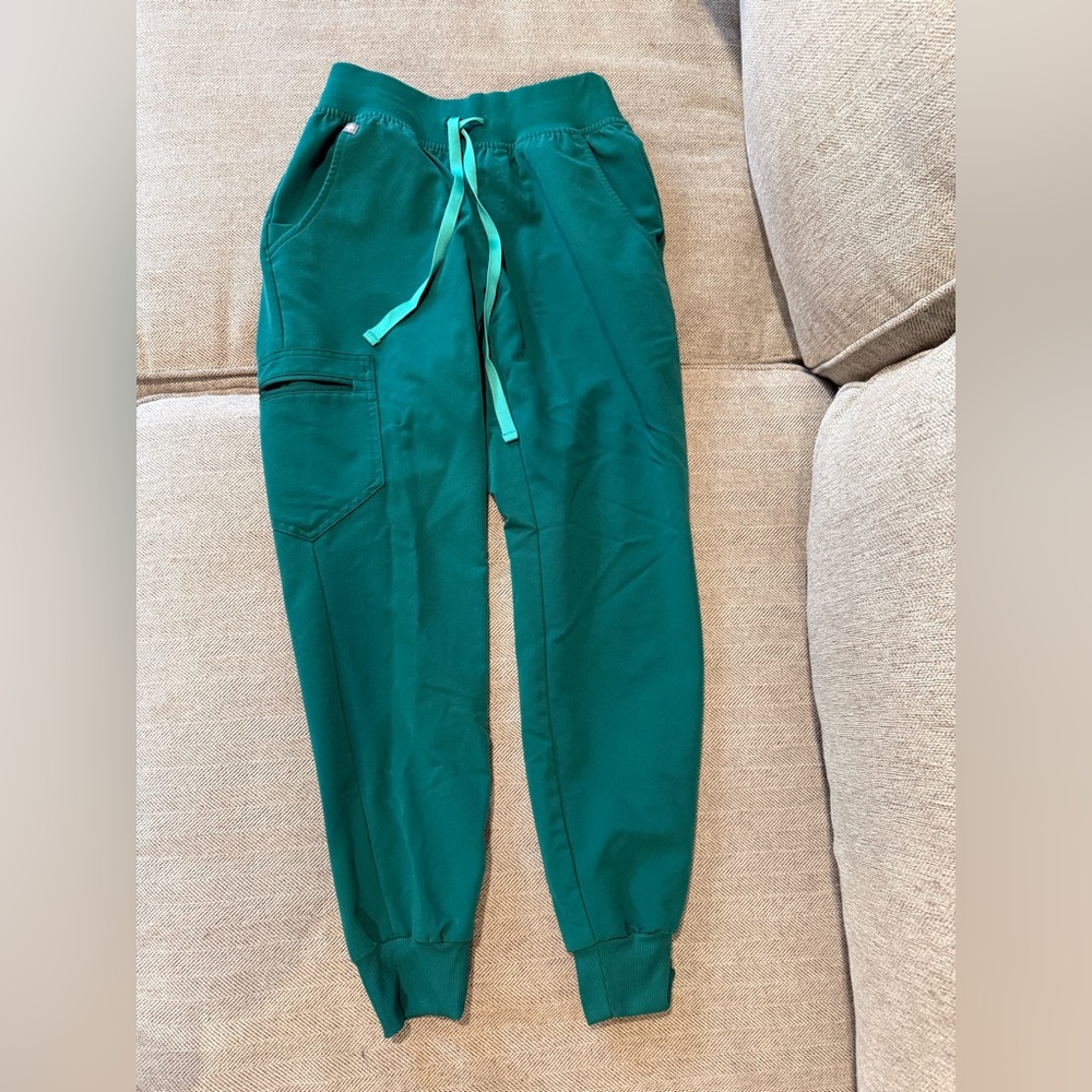 Figs Hunter Green Joggers
